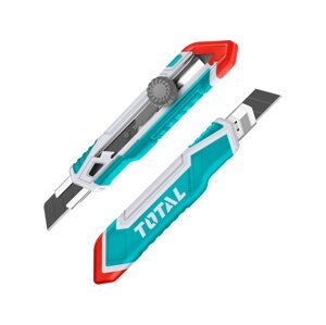 TOTAL THT511826 nůž ulamovací 18mm s kovovou výztuhou a aretačním kolečkem