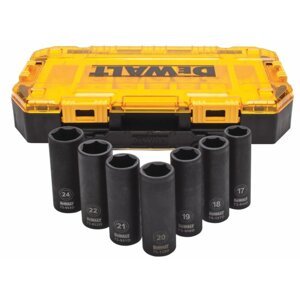 DEWALT DWMT74737-0 sada prodloužených rázových hlavic 1/2" 7 dílů