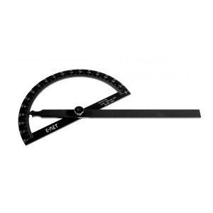 K-MET 1089-02-250 úhloměr obloukový 250x400mm BLACK COAT 180°