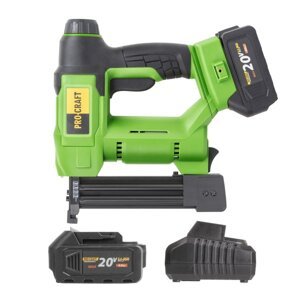PROCRAFT SPEH20BB-20/4-20/1 aku sponkovačka a hřebíkovačka LiIon 20V 4Ah, nabíječka 20/1