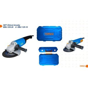 NAREX DOUBLE EBU 230/125 set úhlových brusek v kufru EBU125-10 a EBU230-26, 65406806