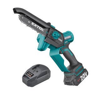 EXTOL INDUSTRIAL 8791922 jednoruční aku řetězová pila 13cm SHARE 20V LiIon 2Ah BRUSHLESS