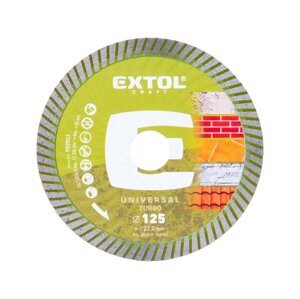 EXTOL CRAFT 903052 kotouč diamantový 125x22,2x2mm TURBO suché i mokré řezání