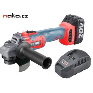 EXTOL PREMIUM 8891838 aku úhlová bruska 125mm SHARE20V BRUSHLESS LiIon 4Ah