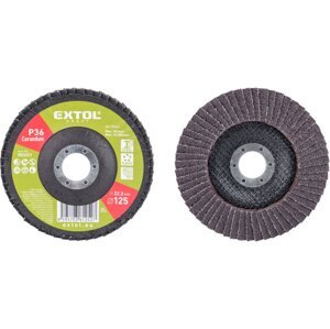 EXTOL CRAFT 903311 lamelový kotouč 125mm P36 šikmý korundový
