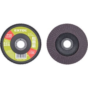 EXTOL CRAFT 903316 lamelový kotouč 125mm P120 šikmý korundový