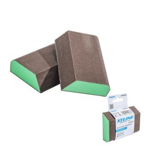 XTline XTB30240 brusná houba 100x70x25 mm Z240 tuhá zkosená s rádiusem