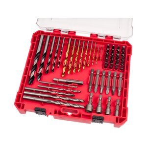 EXTOL PREMIUM 8819650 sada bitů, hlavic a vrtáků do dřeva, oceli a zdiva 50ks