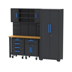 XTline XT90511 modulární set dílenského nábytku, 8 dílů