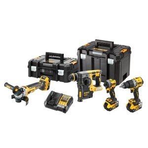DeWALT DCK429P3T kombo sada bezuhlíkového aku nářadí 18V XR LiIon 3x 5Ah TSTAK