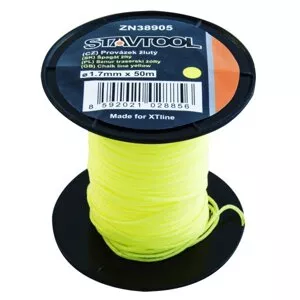 STAVTOOL ZN38905 provázek stavební 50m 1,7mm žlutý - zednická šňůra
