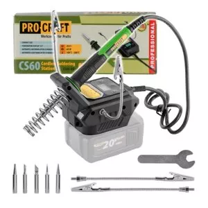 PROCRAFT CS60bb aku pájecí stanice 18V 60W bez aku CS60-BB