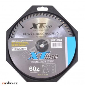 XTline pilový kotouč 160x1.6x20 60Z (TCT16060)