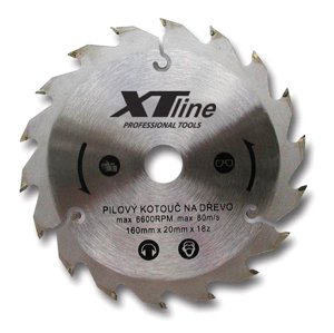 XTline pilový kotouč 160x1.6x20 18Z (TCT16018)