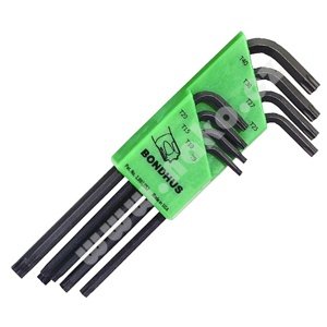 BONDHUS 31834 TRX 8 sada torx T9-T40 bez kuličky