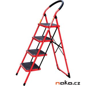 EXTOL PREMIUM schůdky ocelové skládací 8849032 - 4 stupně 92cm