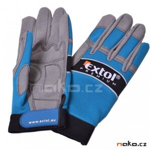 EXTOL PREMIUM rukavice pracovní polstrované L/10" 8856602