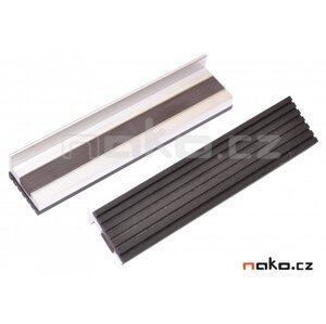 BGS 103044 ochranné vložky na čelisti svěráku AL - guma 125mm