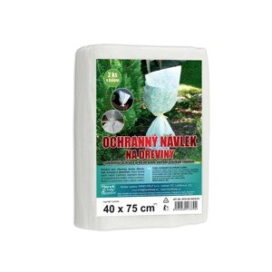 Ochranný návlek bílý 80 x 100 cm, 2 ks