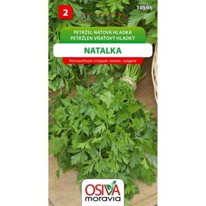 Semínka Petržel naťová hladká Natalka (Petroselinum crispum convar. vulgare)