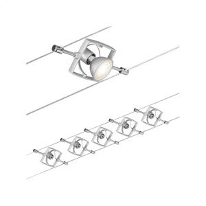 Paulmann Lankový systém svítidel Mac II Basisset, set 5 bodovek, matný chrom