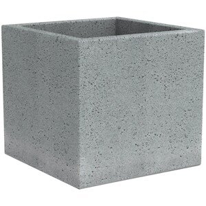 Scheurich Květináč C-Cube 240 pr. 28,5 cm Stony Grey