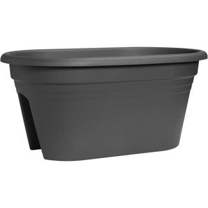 Ebertsankey Květináč na zábradlí Mediterran antracitový 50 x 30 cm