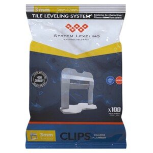 System Leveling Spona pro spáru 3,0 mm (3-12mm), 100 ks