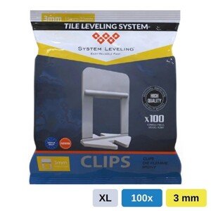 System Leveling Spona pro spáru 3,0 mm (15-22mm), 100 ks