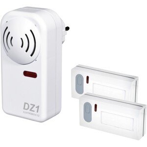 Bezdrátový zvonek DZ 1-2 se dvěmi vysílači