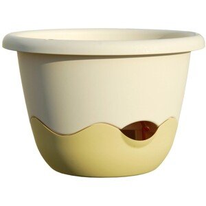 Plastia Květináč se závěsem Mareta slonová kost průměr 30 cm