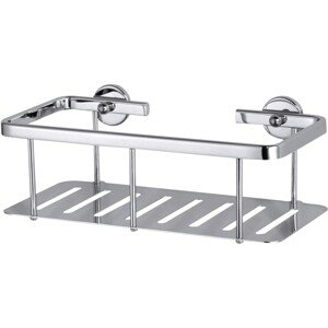 tesa Košík do sprchy Aluxx s plným dnem, chrom, 92 x 250 x 125 mm