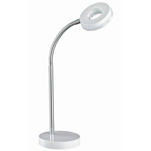 Stolní LED lampa bílá 27 x 12 cm