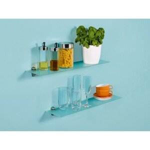 OBI Skleněná police Villar hranatá efekt námrazy 60 x 15 x 0,6 cm