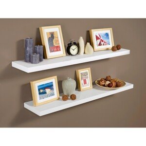 Duraline regálová police XL4 bílá vysoký lesk 3,8 x 118 x 23,5 cm