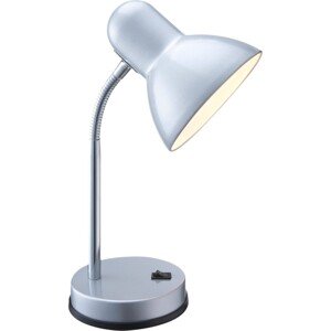 Lampa na psací stůl šedá