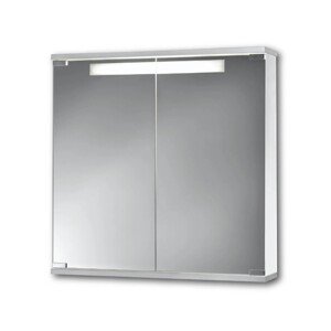 Jokey LED Zrcadlová skříňka Cento 60 LS barva hliníku, 65 x 60 x 14 cm