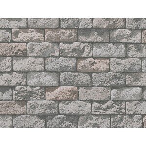 A. S. Creation Tapeta papírová IL DECORO Cihla krémová šedá FSC