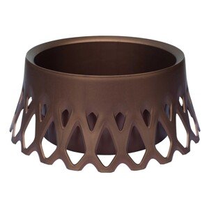 Plastia Samozavlažovací květináč Roseta bronzový pr. 400 mm
