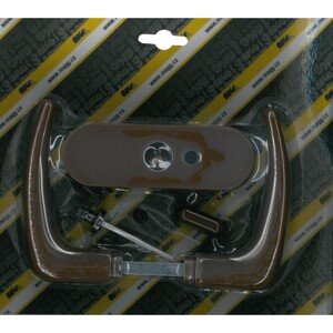 Magg Klika plastová dveřní mezipokojová KLASIK hnědá