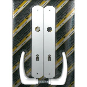 Magg Klika plastová dveřní KLASIK 90 dozická XXL bílá