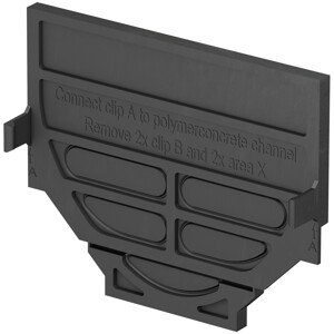 ACO Kombinovaná čelní stěna pro Hexaline 2.0 & Euroline k uzavření konců okapu