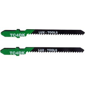 LUX Listy přímočaré pily pro vyřezávání křivek upínání T, 2 ks