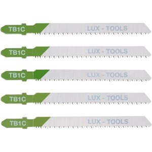 LUX Listy přímočaré pily na dřevo bimetal upínání T, 5 ks