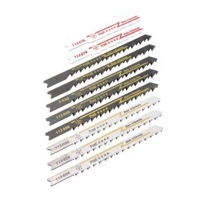 LUX Kazeta listů přímočaré pily upínání U, 10dílná