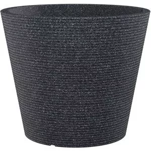 Scheurich Květináč Coneo 242 Black pr. 28,5 x 24,3 cm