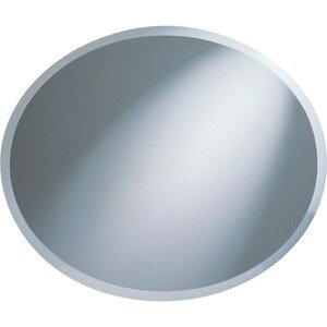 Kristall-Form Fasetové zrcadlo Nora, stříbrné, 60 x 50 cm