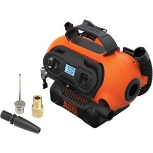 Black+Decker Kompresor BDCINF18N s 12V a 230V přípojkou nebo 18V akumulátorem
