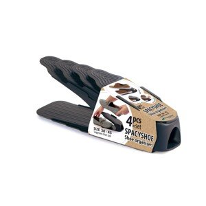 Prosperplast Sada organizérů na boty Spaceshoe vel. 38-45, 4 ks, antracitová