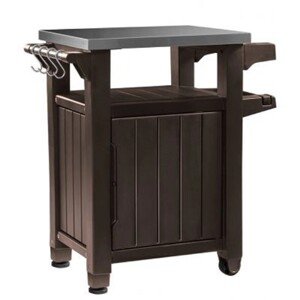 Keter Stůl víceúčelový Unity hnědý 105 l, 82 x 52 x 90 cm